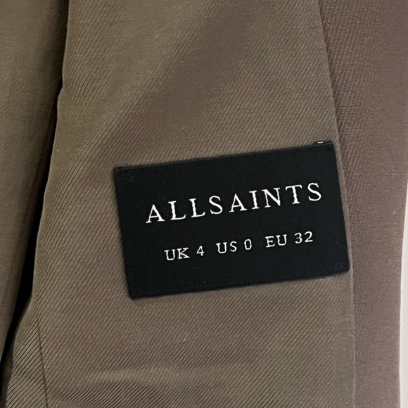 All Saints Khaki Green Blazer - Picture 8 of 12